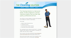 Desktop Screenshot of cleaningsolution.ca